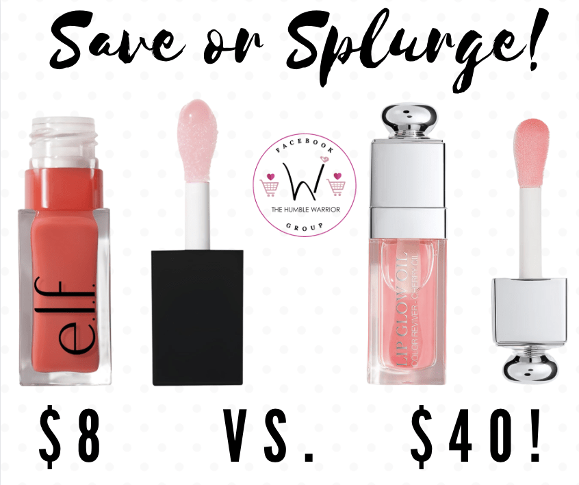 ELF vs DIOR Lip Oil Splurge!
